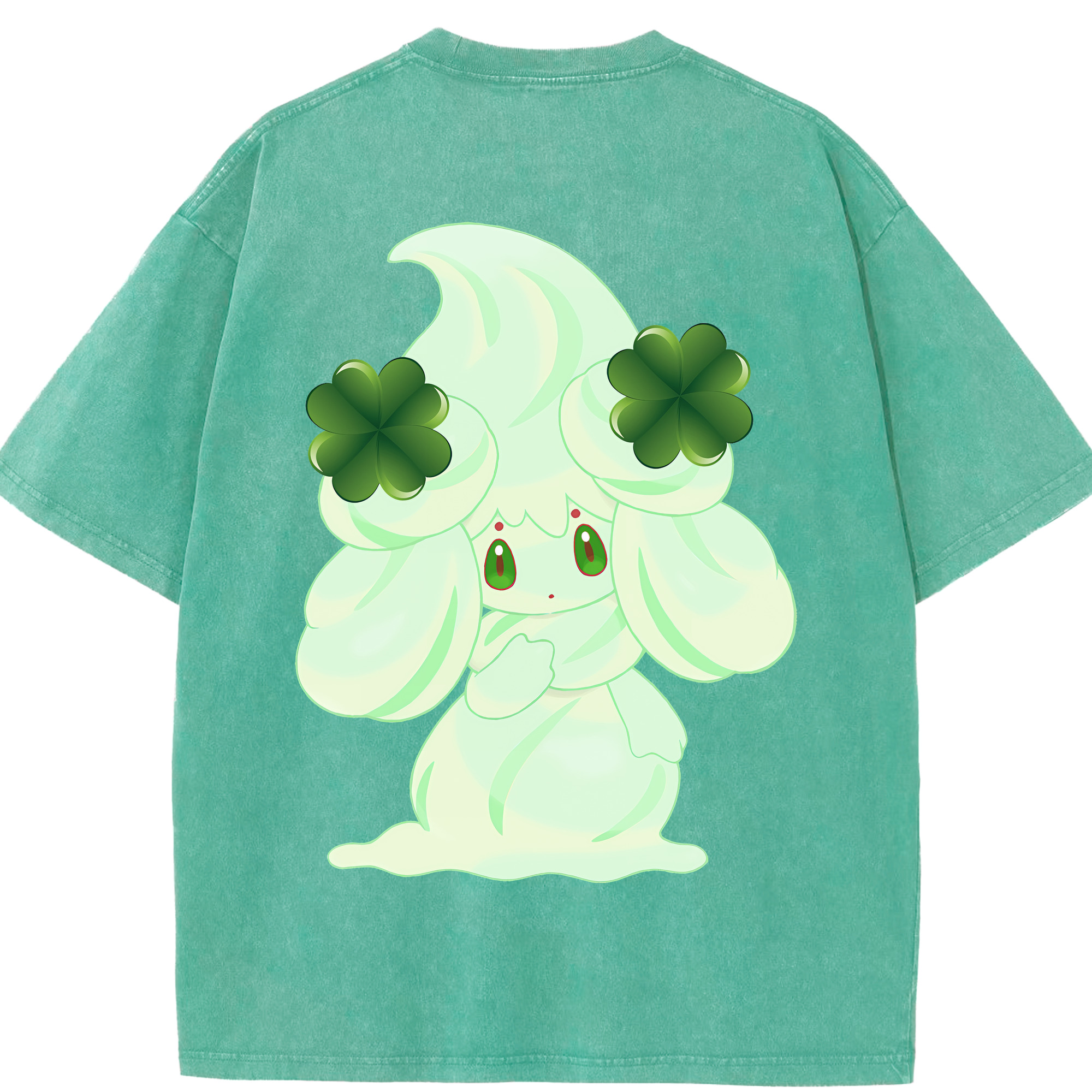 （画像用） ポケットモンスター Pokémon 綿100% ヴィンテージ風 半袖Tシャツ（背面プリント）